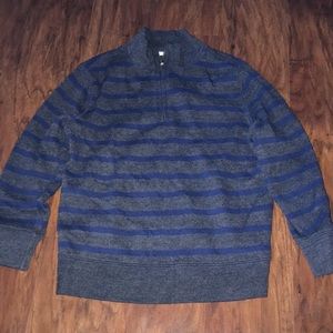 2 half zip pull overs, 1 sweater